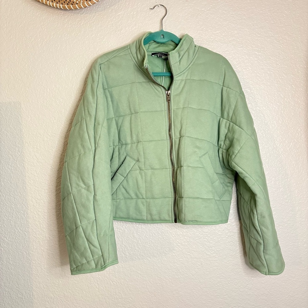 Blue Blush Boutique Sage Quilted Women's Jacket Size Large - Picture 11 of 16